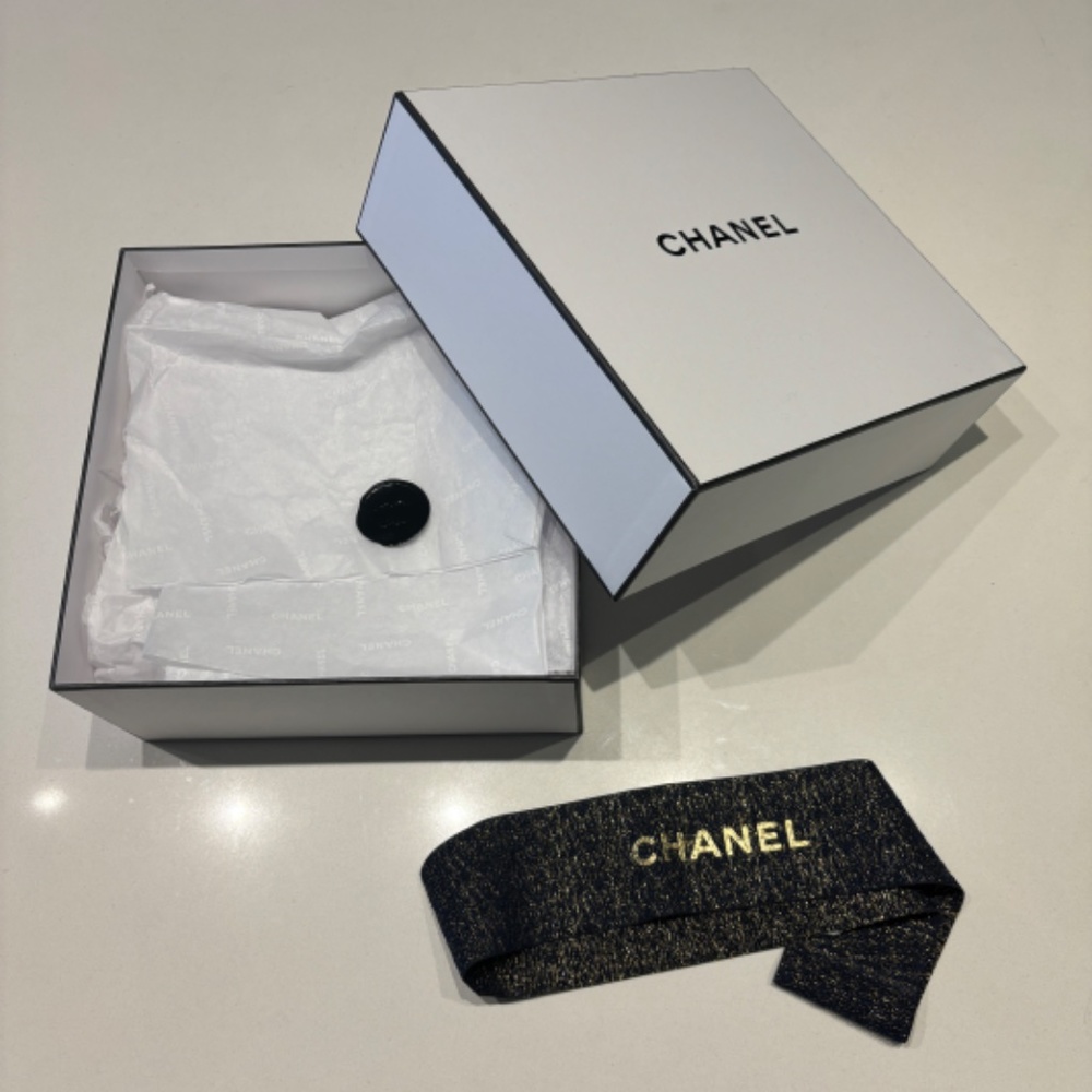 Chanel Gift Box with Holiday Strap